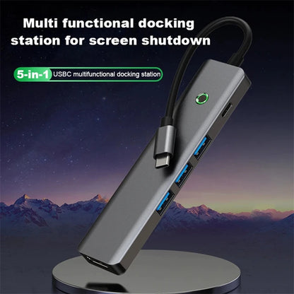 12-in-1 USB-C Hub Docking Station | 4K HDMI, RJ45 Ethernet, PD Charging for MacBook & Laptops