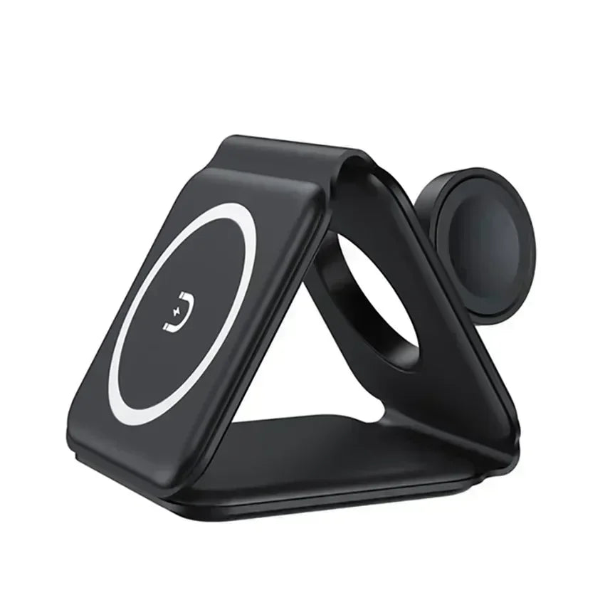 30W Foldable 3-in-1 Wireless Charger for Phone, Watch & AirPods