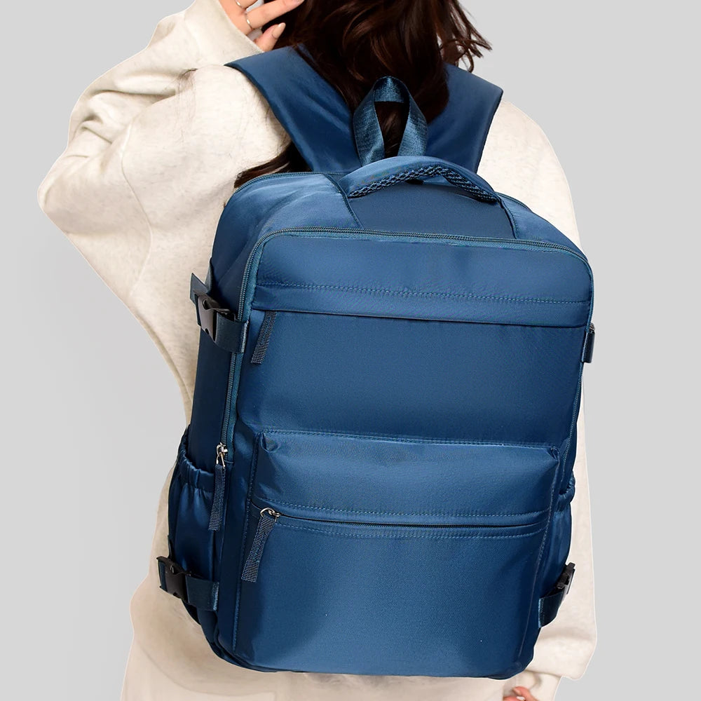 Backpack for Men and Women, Simple Business Trip Luggage Bag, Boarding Travel Bag, Large Capacity Backpack