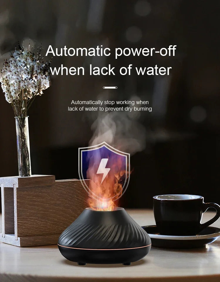 Volcano Aromatherapy Diffuser Portable Desktop Essential Oil Aroma Diffuser Home Air Humidifier Purifier/Essential Oil Set