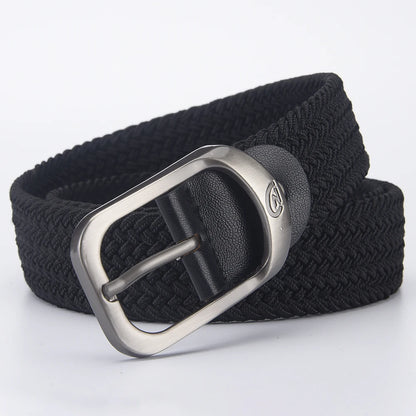 Cinturón elástico tejido – Cinturón elástico trenzado para hombre y mujer