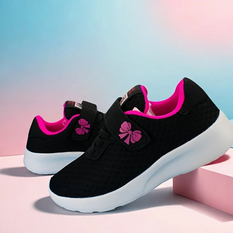 Girls' Hook-and-Loop Sneakers