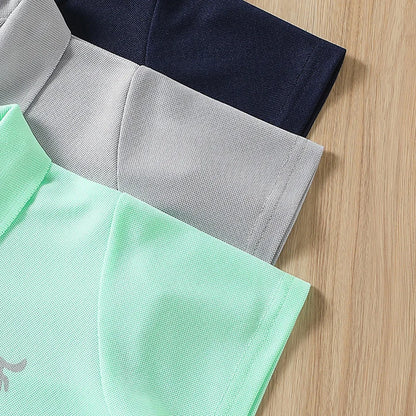 Pack de polos a rayas para niño - Camisetas casuales de manga corta, 1, 2 o 3 unidades