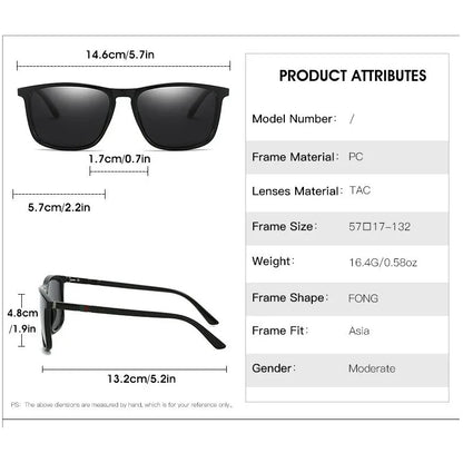 Square Driving Sunglasses | Anti-UV Fashionable Eyewear
