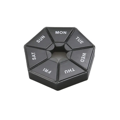 7-Day Pill Organizer – Compact Weekly Vitamin Case