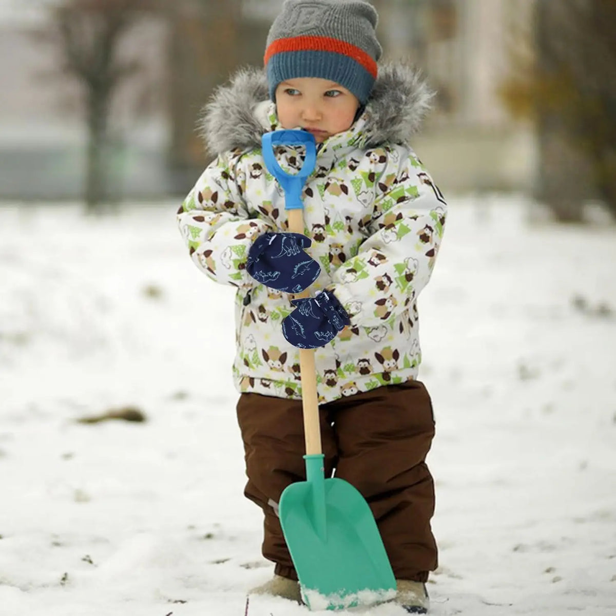 Toddler Winter Snow Mittens – Water-Resistant Baby Ski Mittens