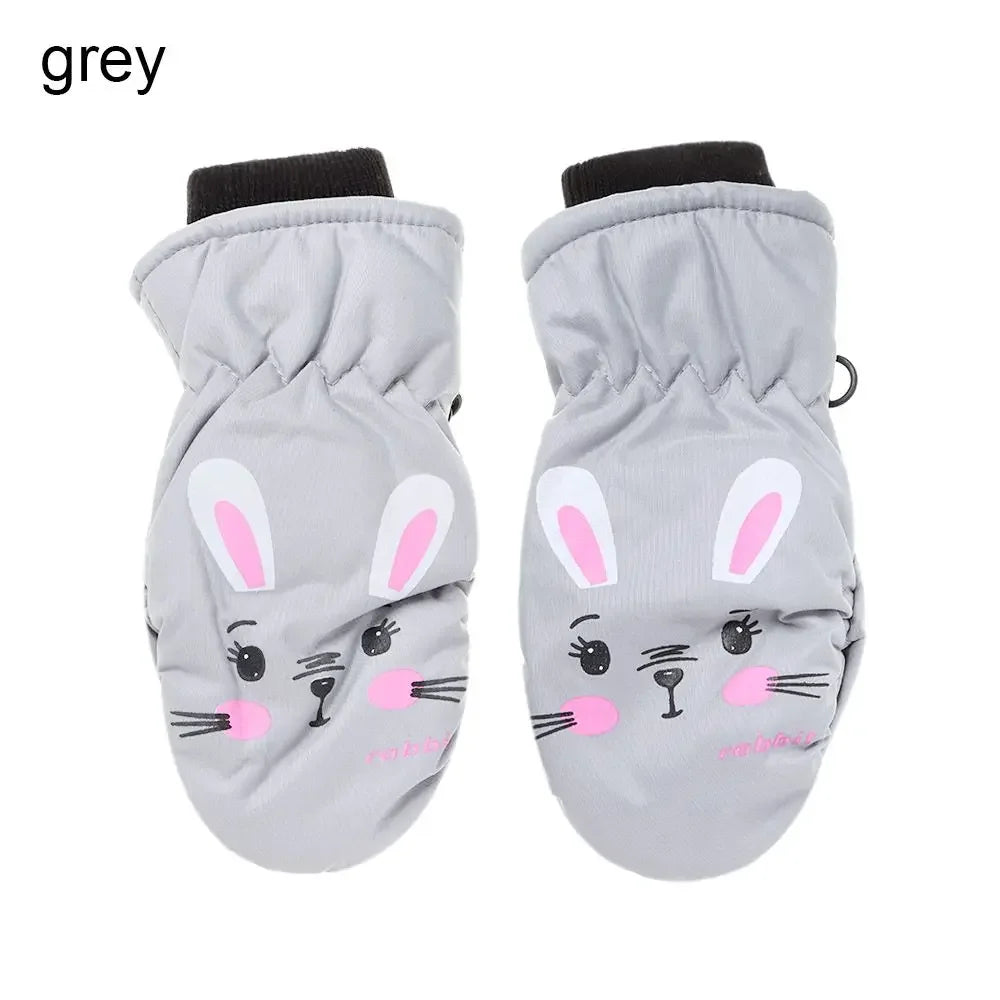 Kids' Ski Mittens – Water-Resistant Snow Mittens, Toddler to Age 13