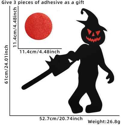 Halloween-Filzdeko für Fenster und Türen