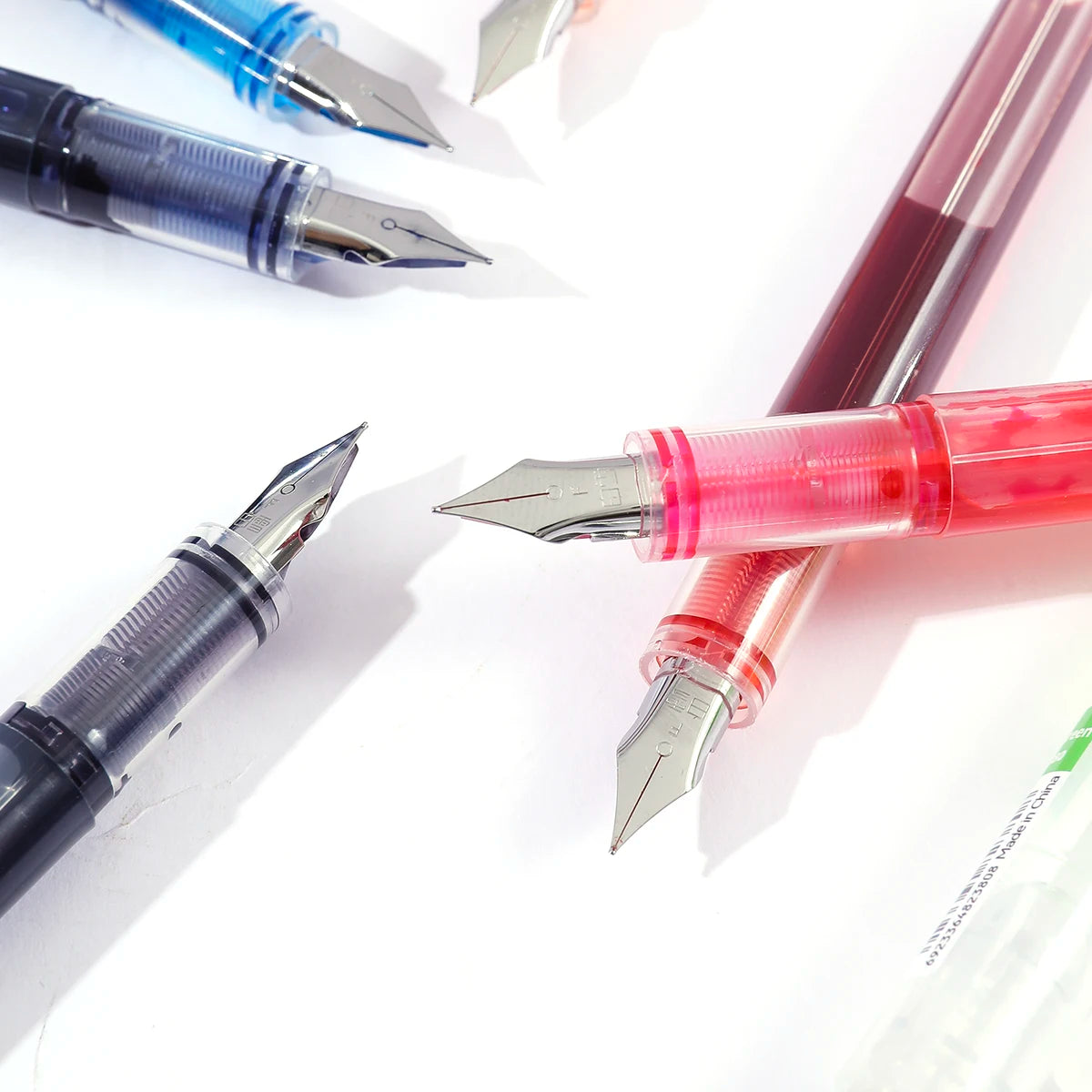 Colourful Fountain Pens – 9-Pen Set, Extra Fine Nib