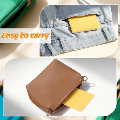 Set di mini quaderni tascabili A6 – 4/6 pezzi, bloc-note in carta kraft con righe, 30 fogli, pratico per l’ufficio