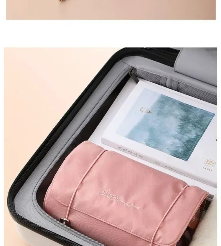 Makeup Organizer Bag – Luxury Toiletry Kit & Cosmetic Travel Case for Women