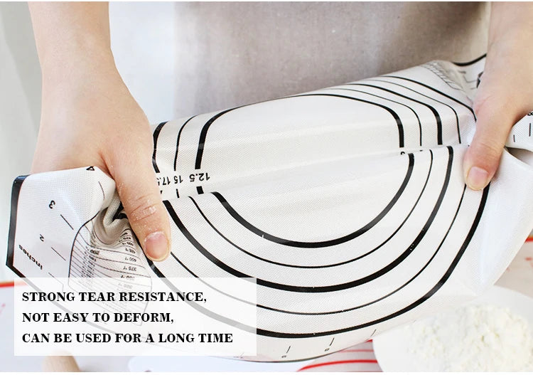 Silicone Baking & Pastry Mat – Non-Stick Dough Rolling Mat