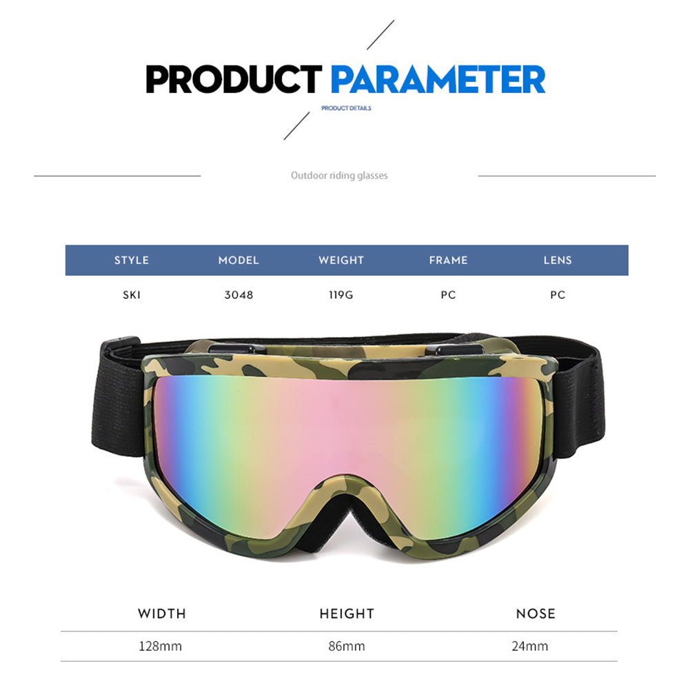 Anti-Fog Ski Goggles – Windproof Snowboard Goggles