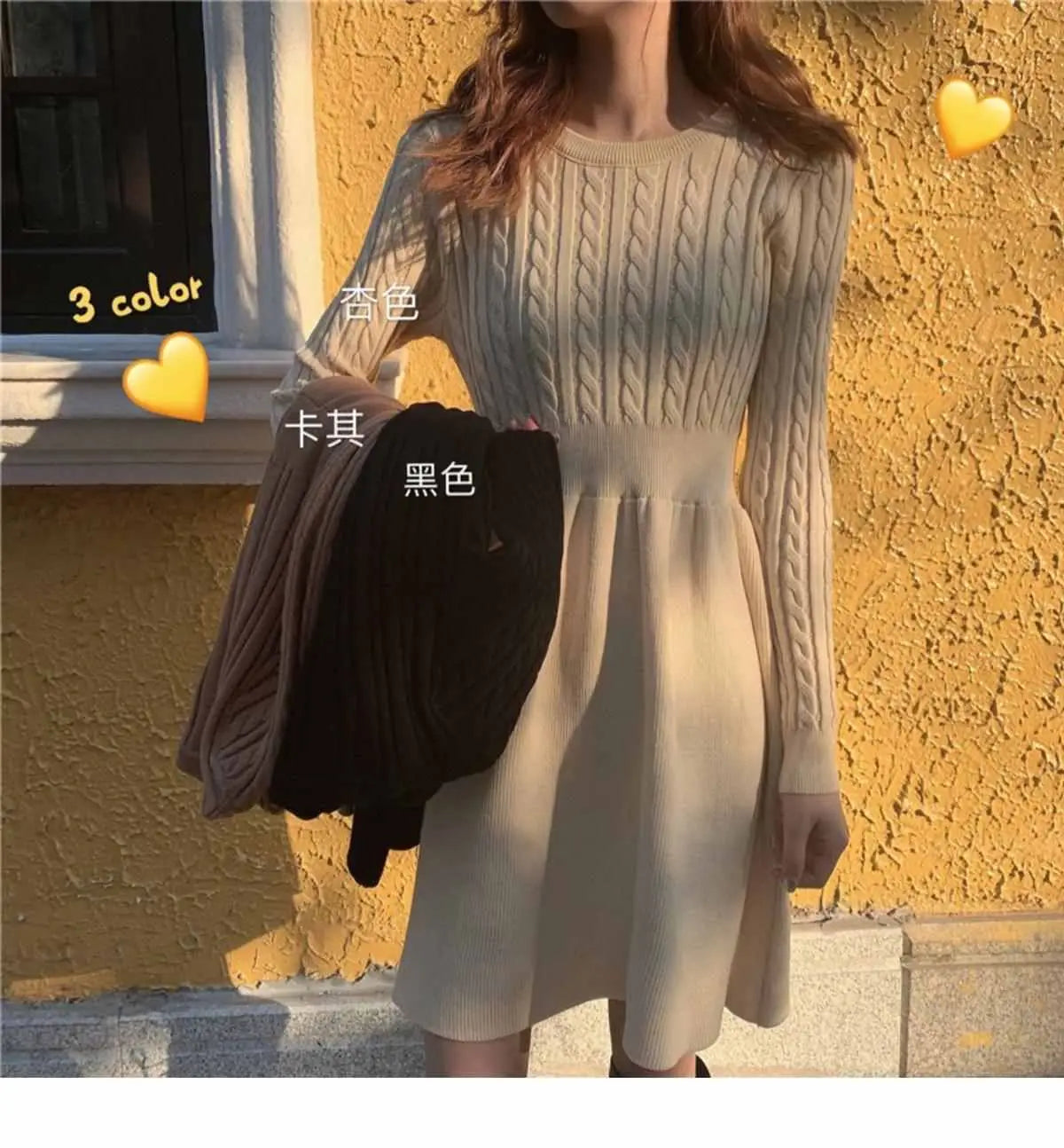 Women's Embroidered Long-Sleeve A-Line Mini Dress