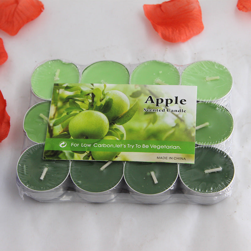 12pcs Scented Candles Gradient Color Soy  Smokeless Room Ornaments Aromatic Aroma  for Festivals Bedroom Party Living Room