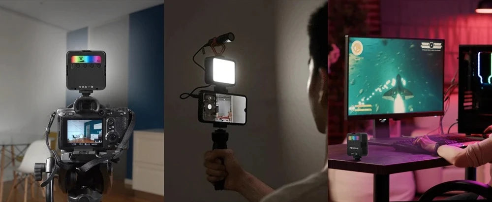 Pocket RGB Video Light – Rechargeable Mini LED Fill Light