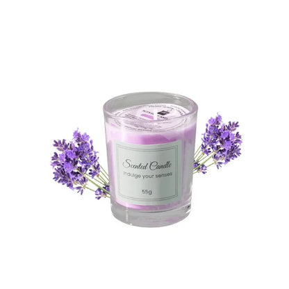 Aromatherapie-Kerze aus Sojawachs | 8 Std. Brenndauer | Rauchfrei | Lavendel, Rose oder Gardenie | Für Zuhause, Hotel & als Geschenk