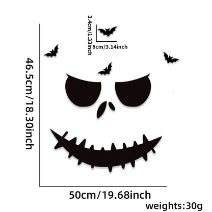 Halloween-Filzdeko für Fenster und Türen