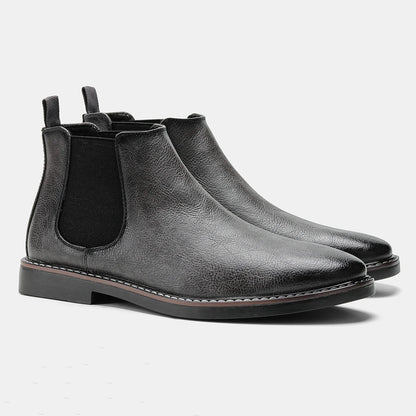 Herren-Chelsea-Boots im Slip-on-Stil mit eckiger Zehenpartie