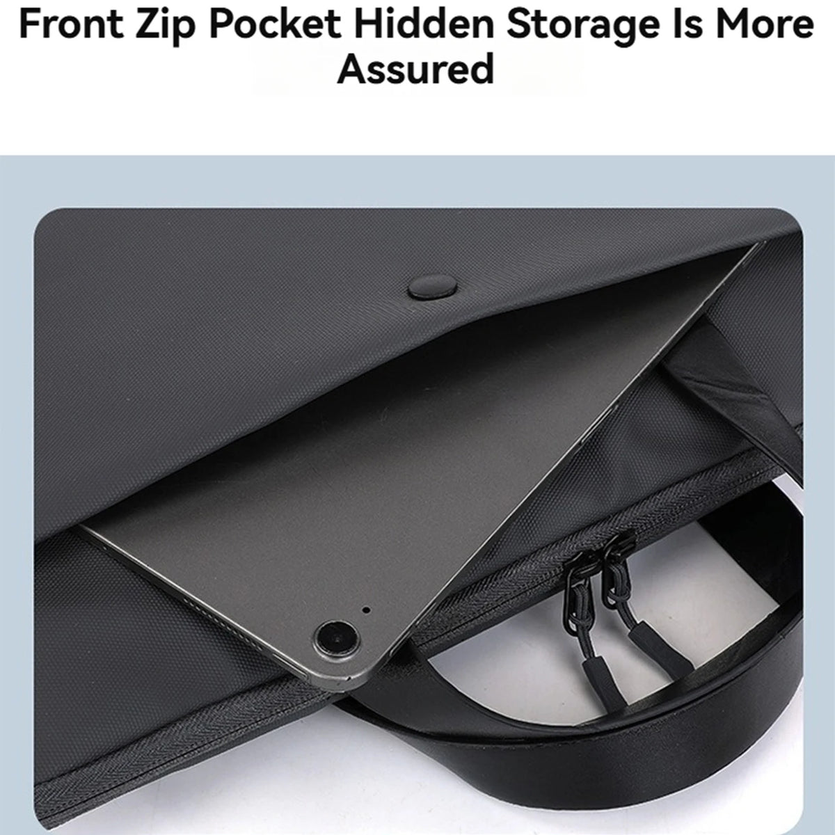 Waterproof Laptop Sleeve Bag 15.6" - Shoulder Briefcase for MacBook Air & Pro