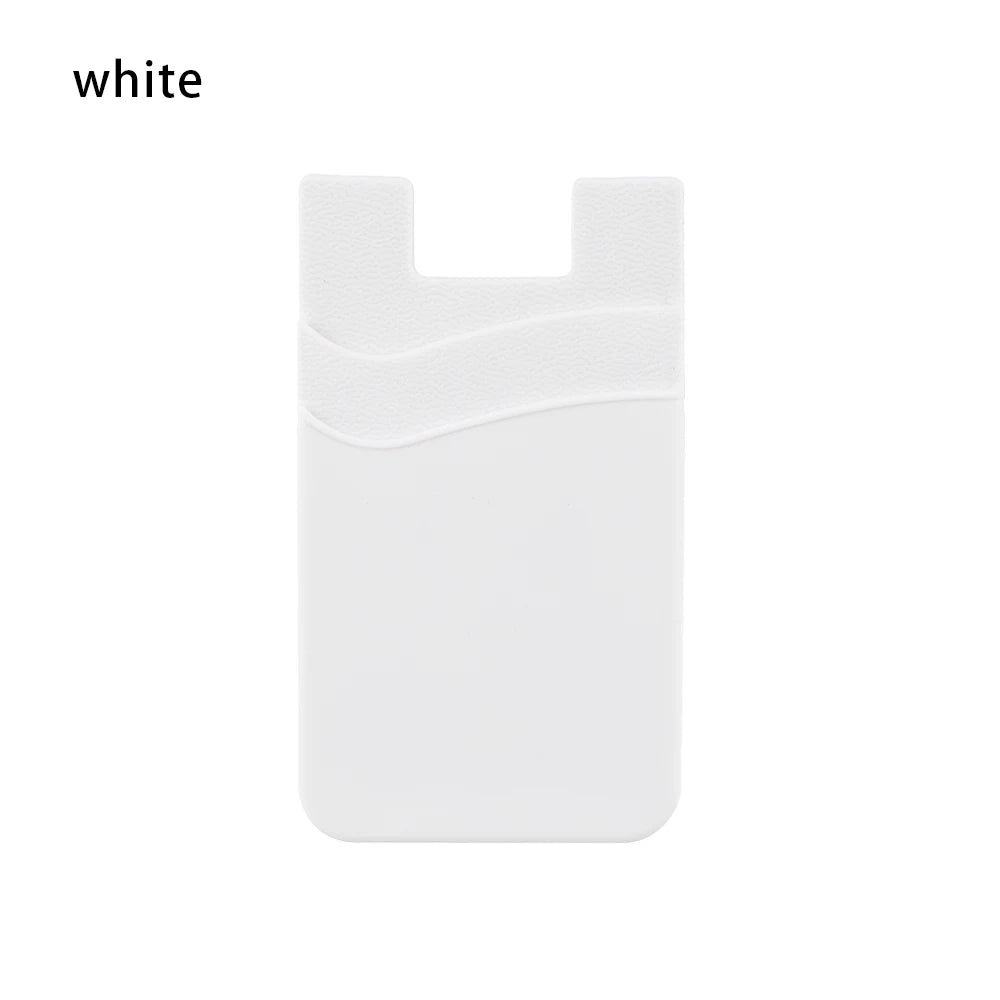 Stick-On Phone Card Holder – Silicone Phone Wallet Pocket
