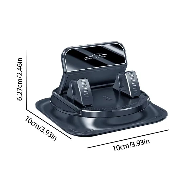 Silicone Dashboard Phone Holder – Anti-Slip Car Mount with 360° Rotation