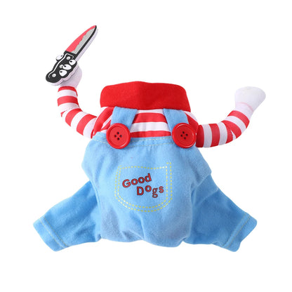 Lustiges Halloween-Kostüm für kleine und mittelgroße Hunde und Katzen, verstellbar, für Welpen, Cosplay-Party, Französische Bulldogge, Chihuahua, Haustierbekleidung