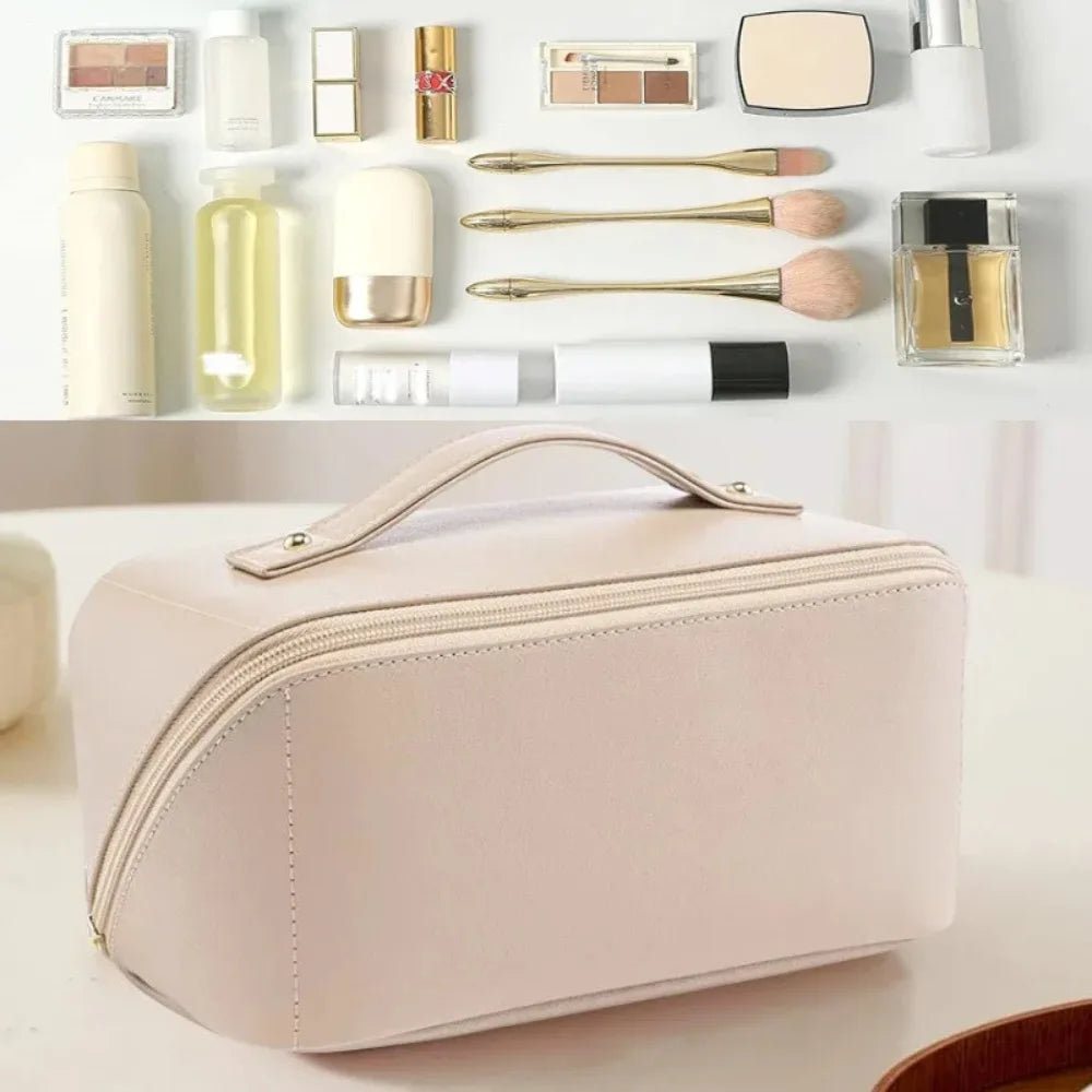Makeup Organizer Bag – Luxury Toiletry Kit & Cosmetic Travel Case for Women