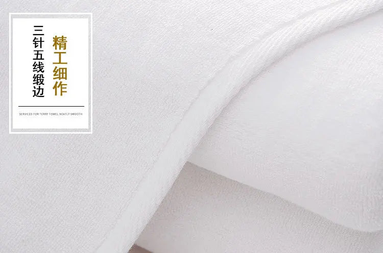 White Hotel Hand Towels – Thick Cotton, 35 × 75 cm, 5 or 10 Pack