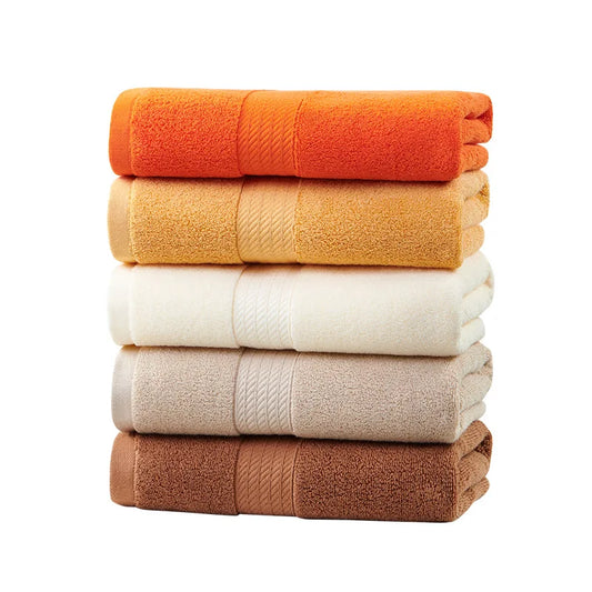 Cotton Terry Towels – 50 × 100 cm, Single or 2-Pack, 10 Colours