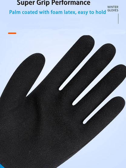Guanti da lavoro isolanti – Guanti termici con rivestimento in lattice antiscivolo