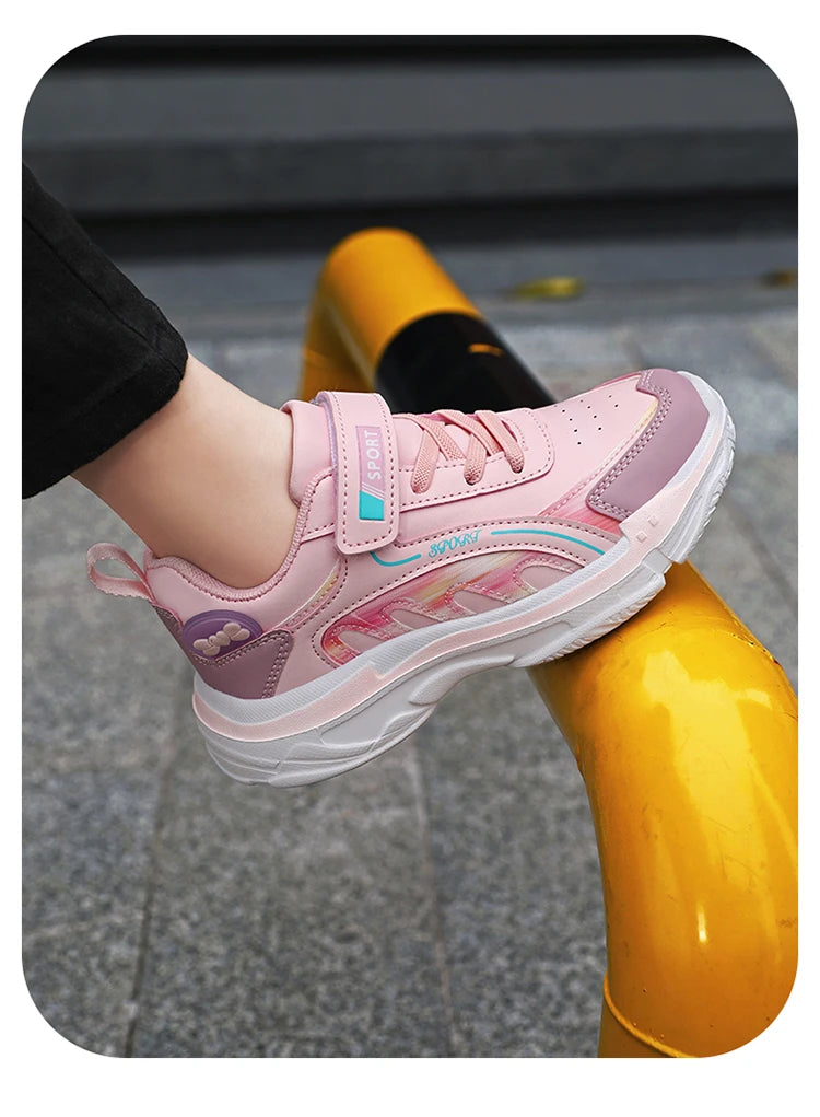 Girls' PU Sneakers