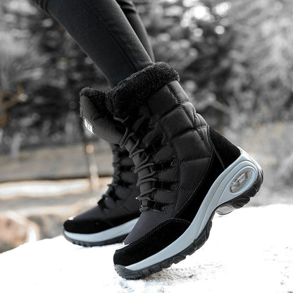 Plush-Lined High-Top Snow Boots – Women's & Teen Girls' Winter Boots