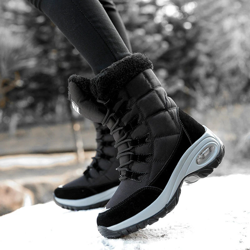 Plush-Lined High-Top Snow Boots – Women's & Teen Girls' Winter Boots