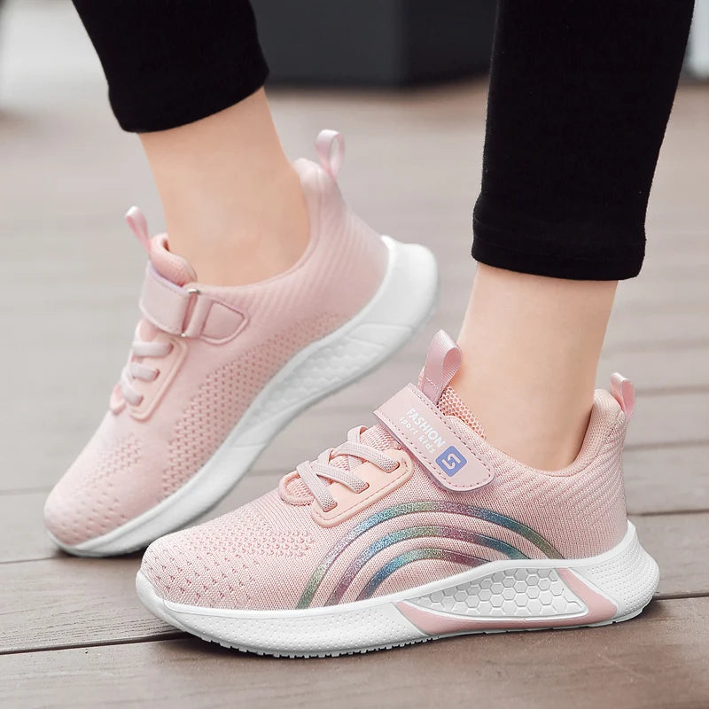 Girls' Mesh Running Shoes