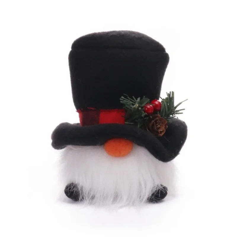 Light-Up Christmas Gnome Plush Ornament – LED Santa Gnome Decor