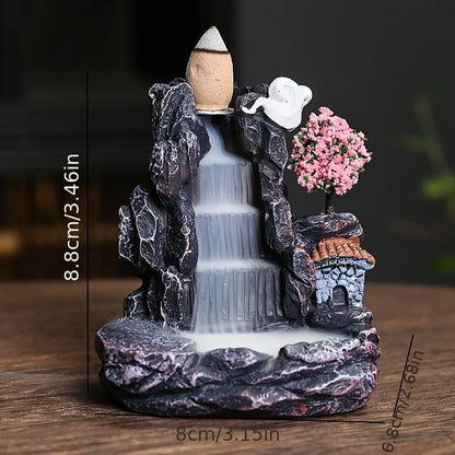 Backflow Incense Burner – Waterfall Incense Holder Decor