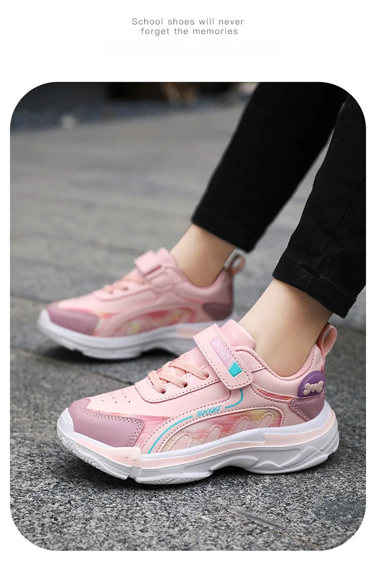 Girls' PU Sneakers