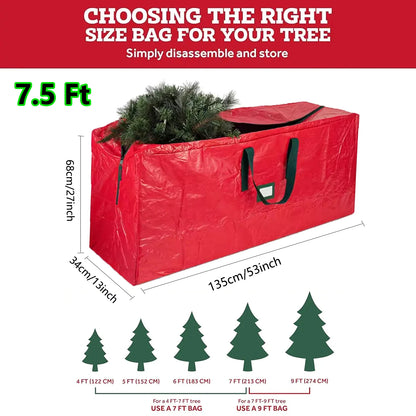 Christmas Tree Storage Bag – Fits Up to 9 ft Artificial Trees, with Handles