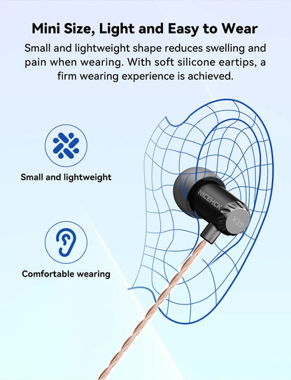 NICEHCK X39 In-Ear-Monitore | HiFi-Aluminium-IEM-Ohrhörer