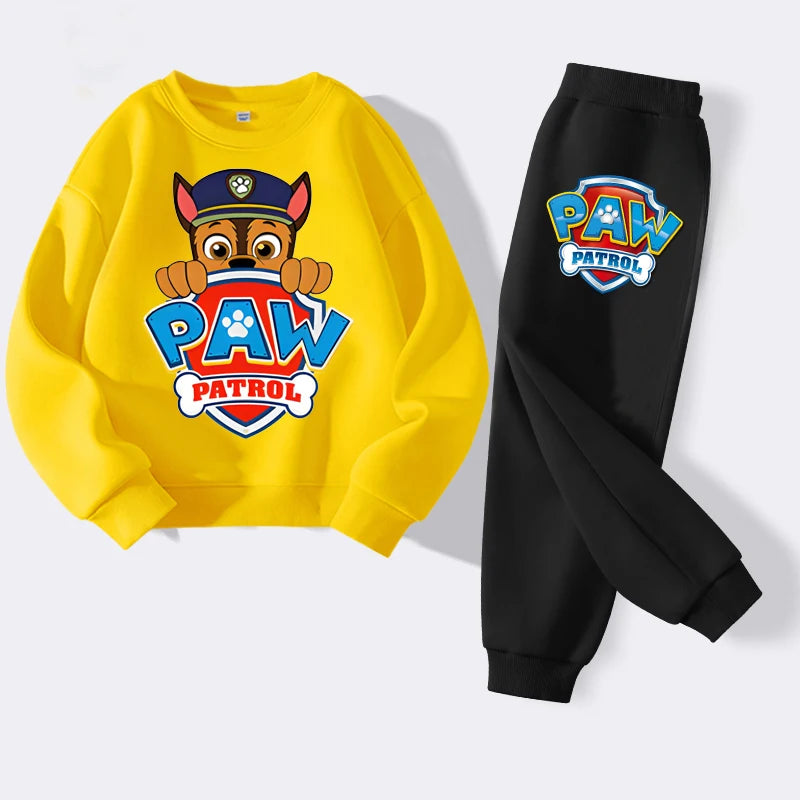 Boys' PAW Patrol Sweatshirt & Pants Set - 2-Piece Kids Tracksuit, Sizes 100-150