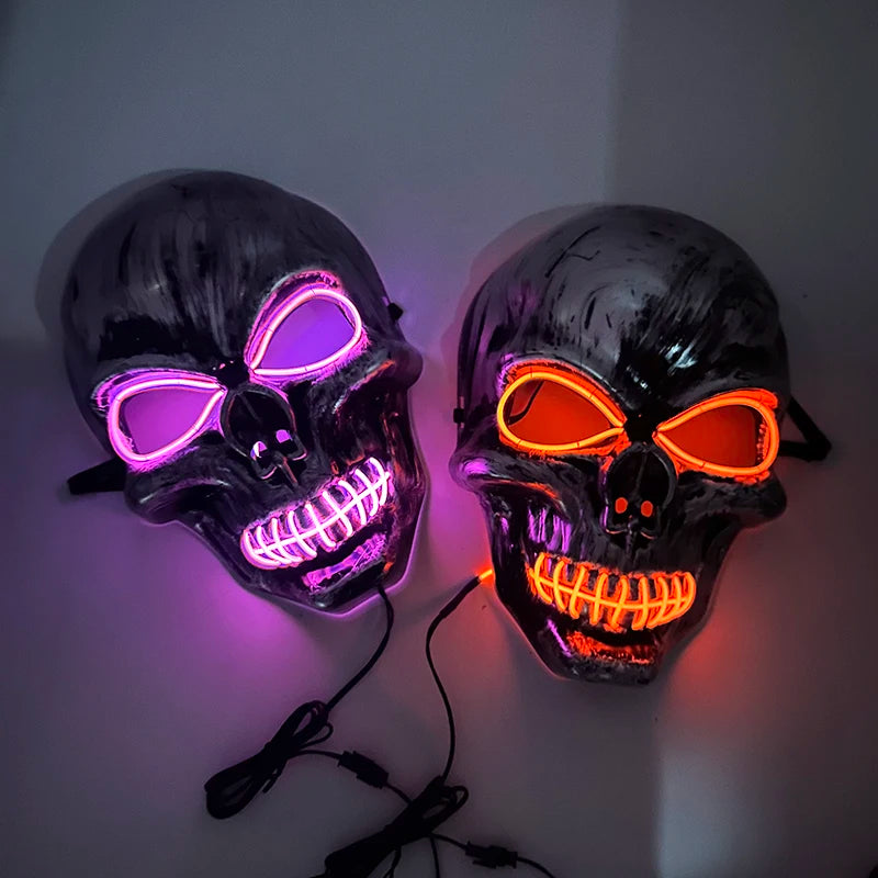 LED Light-Up Pirate Captain Hat - Glowing Tricorn Costume Hat for Halloween & Parties