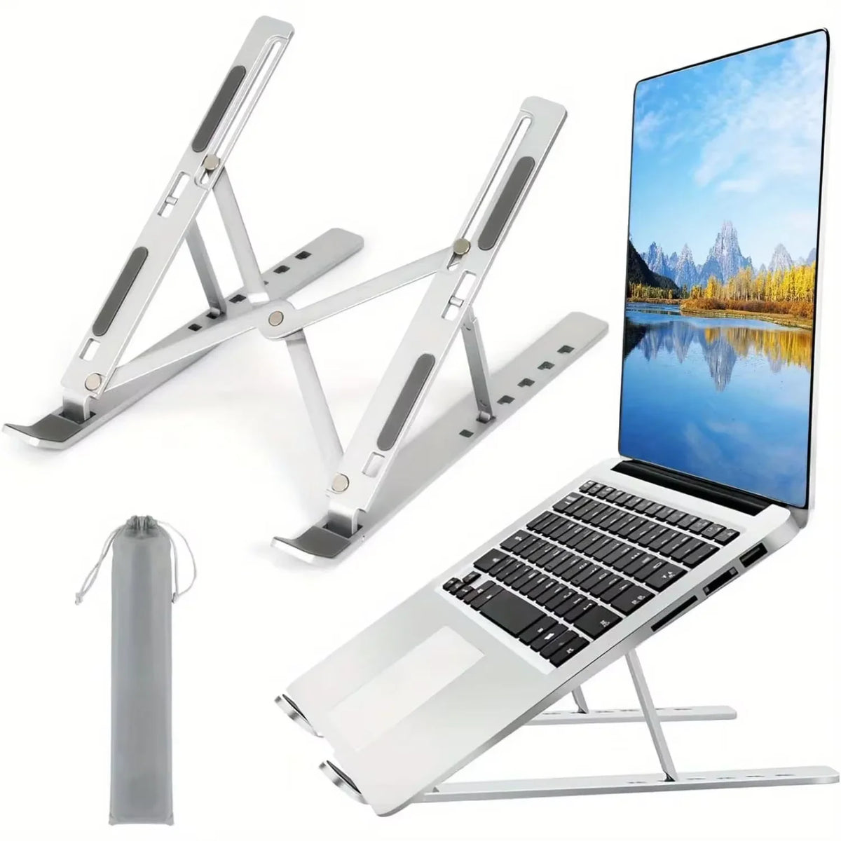 Foldable Laptop Stand Adjustable Portable Notebook Bracket Support Base Holder For Macbook Air Pro Accessories Convenient