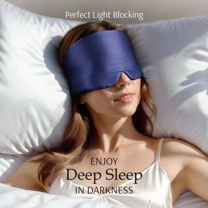 Silk-Touch Sleep Mask – Padded Light-Blocking Eye Mask