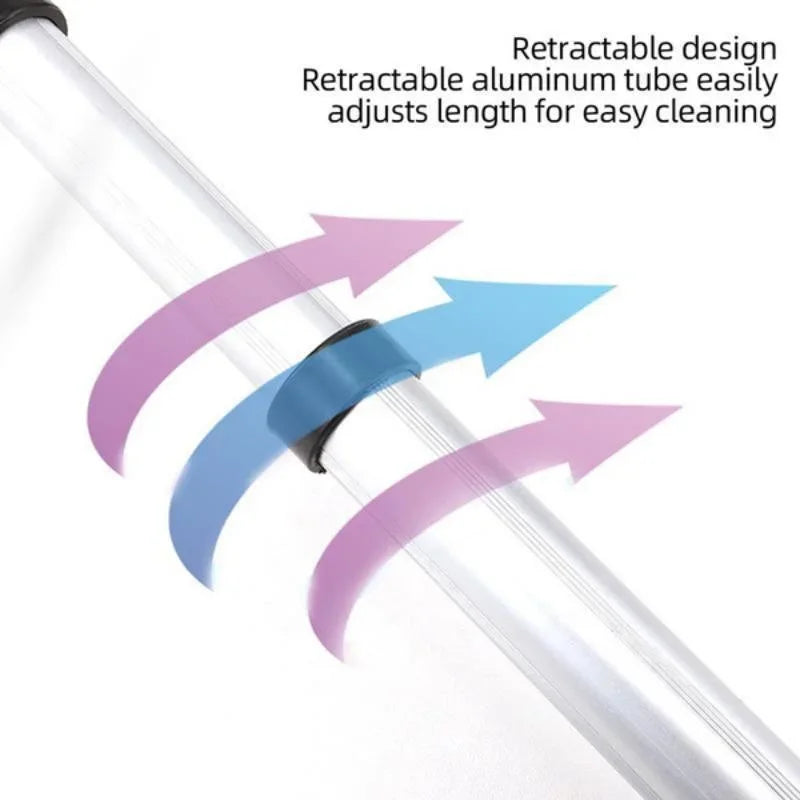 Extendable Car Snow Brush & Ice Scraper – Telescopic Aluminum Handle