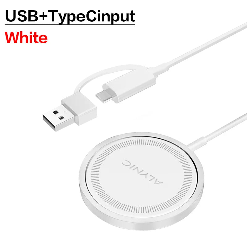 MagSafe-Style Magnetic Wireless Charger for iPhone & AirPods
