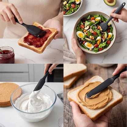 Silicone Kitchen Utensil Set – 6-Piece Spatula & Baking Tools