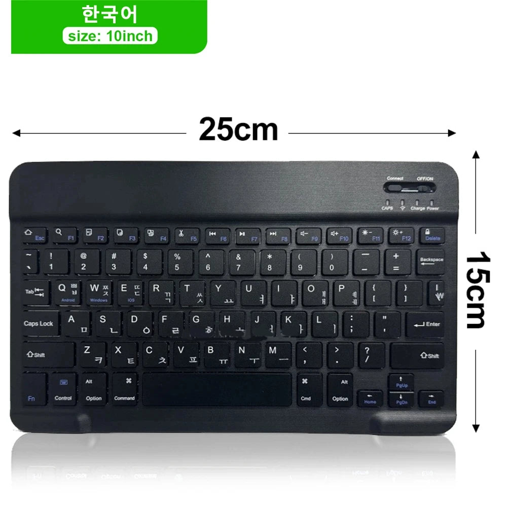 Bluetooth Keyboard & Mouse – Slim Wireless Set for Tablets & Laptops