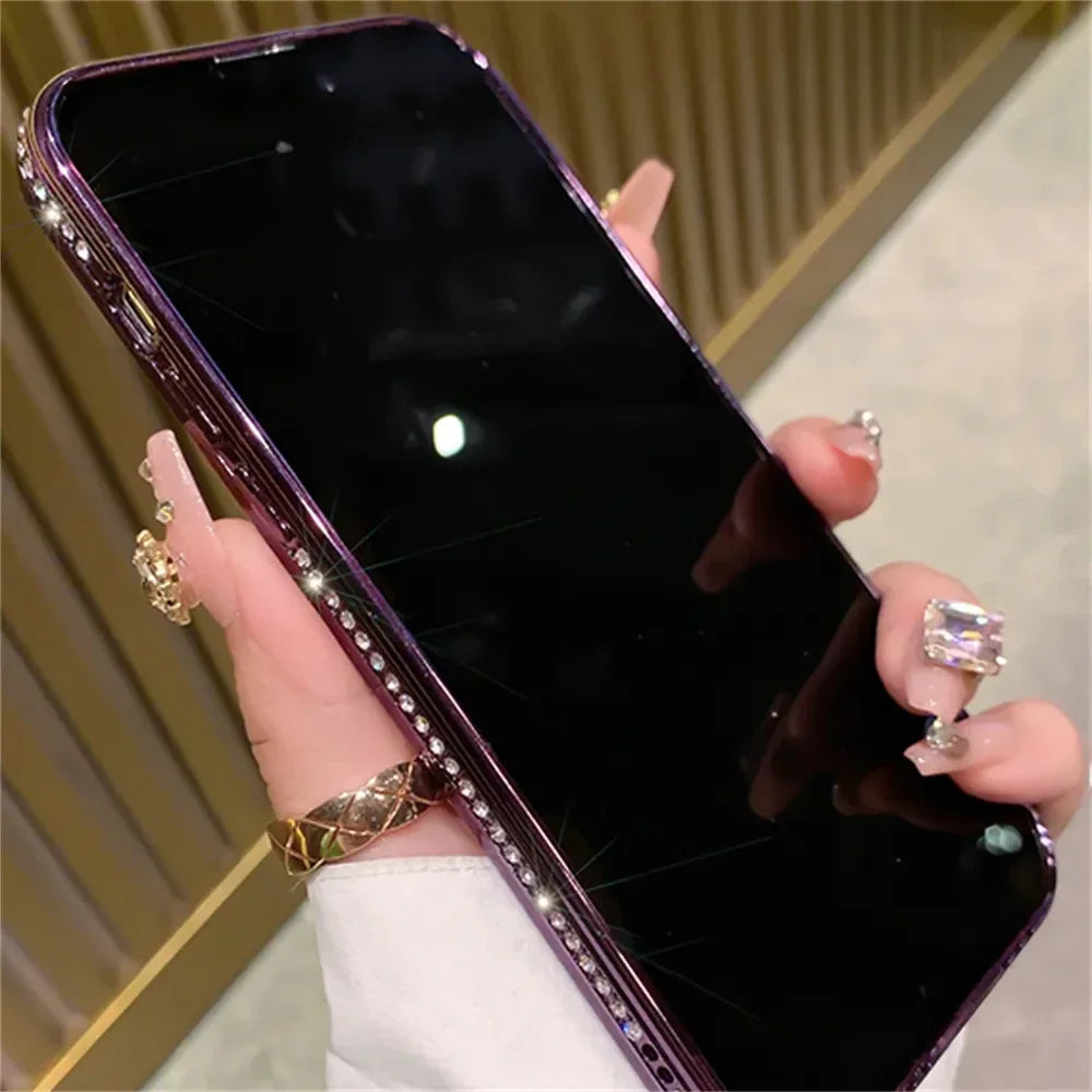 Glitter Clear Magnetic iPhone Case