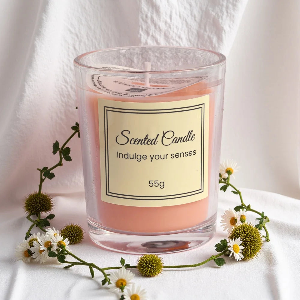 Colored Scented Candles; Premium Gift Box; Handmade Glass Soy Wax; Smokeless Creative Scented Candles; Compan Gifts